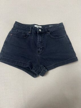 PacSun Black High-Rise Denim Shorts